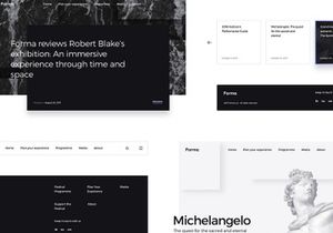 Formaer v1.0 - Sleek Minimalist Web UI Kit built in Photoshop