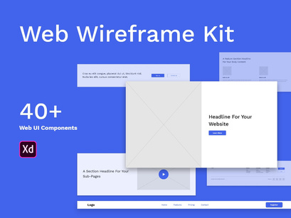 Web Wireframe Kit