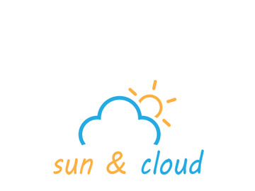 Sun logo design with a modern concept. preview picture