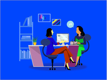 Business Talk Illustration