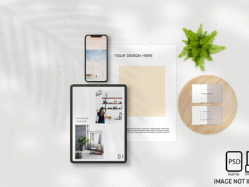 Mockup Template  smart device preview picture
