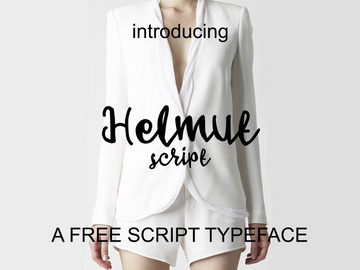 Helmut - free script typeface preview picture