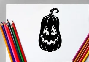 Halloween Pumpkin Carving with Jack-o'-Lantern Face