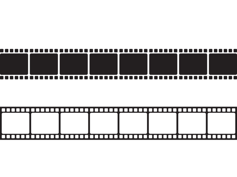 Abstract film icon illustration template