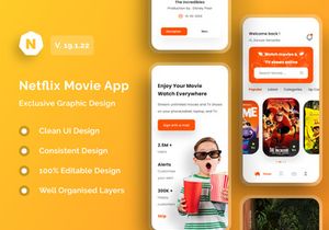 Netflix Movie Apps Design