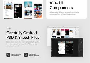 Vera Block - Free Mobile UI Kit for Sketch & Photoshop