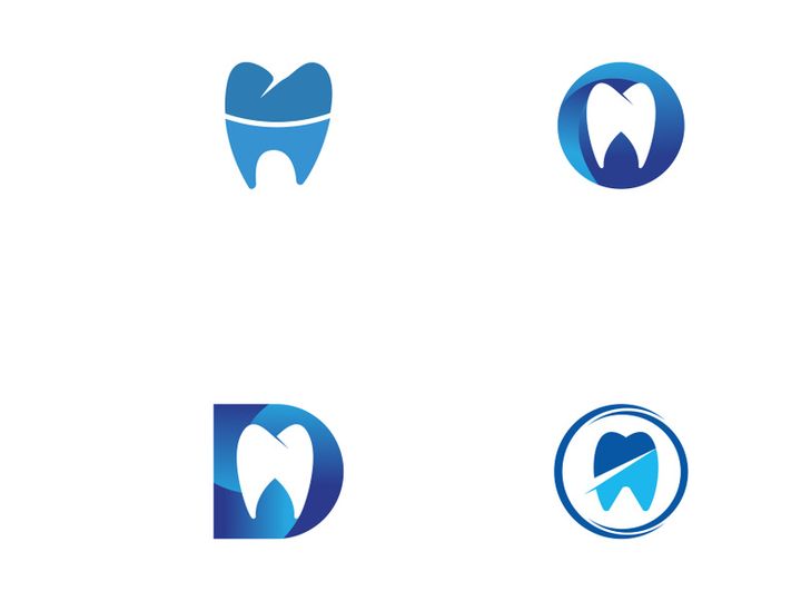 Dental abstract logo. Dental Health, dental care and dental clinic. Logo for health, dentist and clinic.