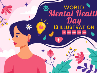 13 World Mental Health Day Illustration