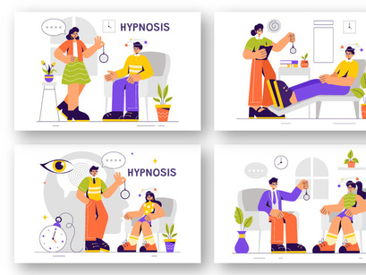 9 Hypnosis Design Illustration