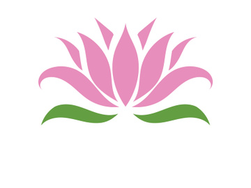 Lotus flower logo vector preview picture