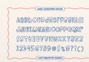 Diglet Sunsin | Playful Hand Drawn Font