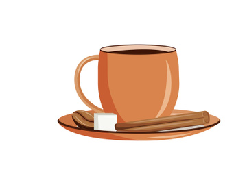 Spiced coffee cartoon vector illustration preview picture