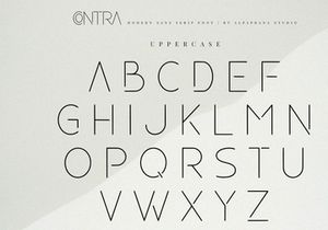 Contra - Modern Sans Serif Font