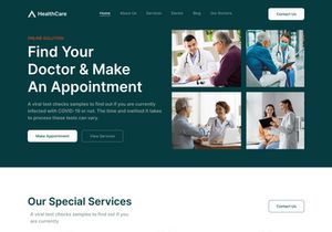 HealthCare-Medical Website Landing Page
