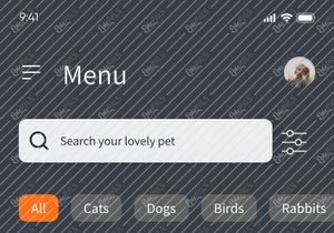 Pets Lovers App Design