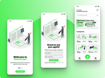 UI design note secret preview picture