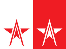 Star icon template vector illustration design