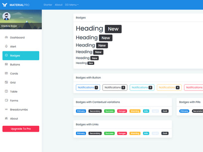 MaterialPro Free React Admin Dashboard Template