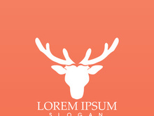 Deer Logo Template vector icon illustration design