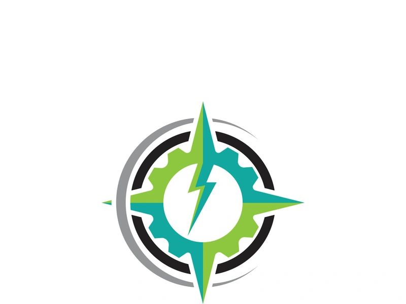 Compass logo template vector icon illustration design