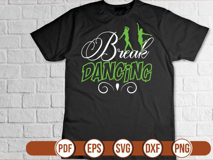 break dancing t shirt Design