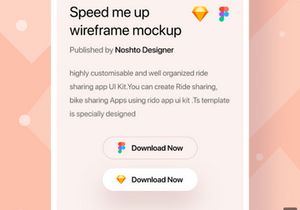 UI Kit Mockup platform iOS Screen Concept