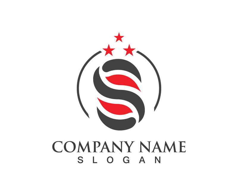 Business corporate S letter logo design vector