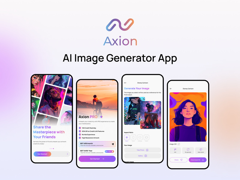 Axion - Mobile AI Image Generator