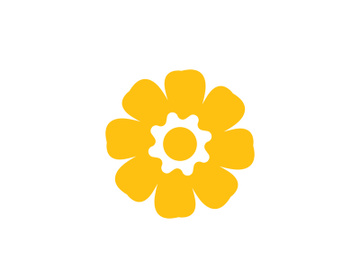 flower vector icon design template preview picture