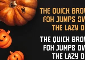 Spooky Pumpkin - Quirky Vintage Font