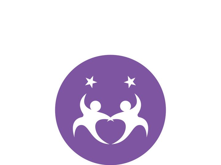 People star logo design to achieve a success or dream.