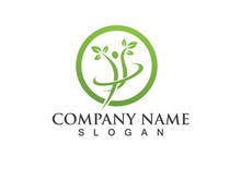 Health life people tree leaf green logo