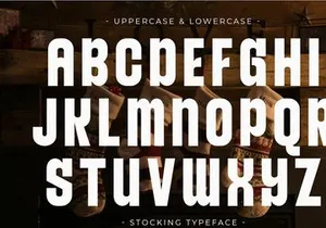 Stocking - Condensed Sans Serif