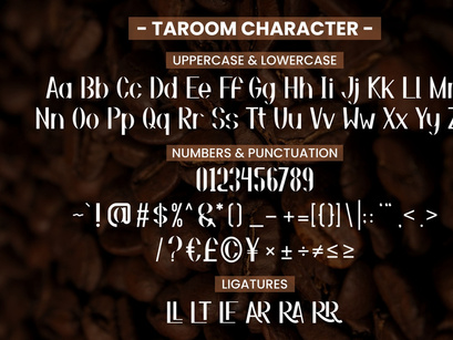 Taroom - Vintage Display Font