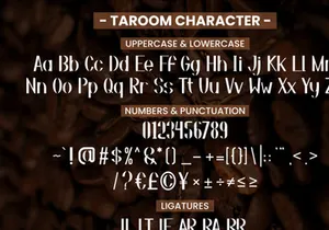 Taroom - Vintage Display Font