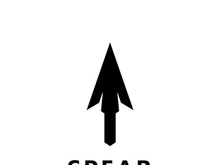 Spear logo vector design template
