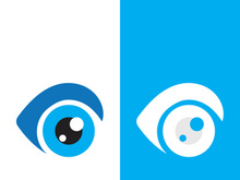 Branding identity corporate eye care vector logo design