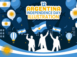 12 Argentina Independence Day Illustration preview picture