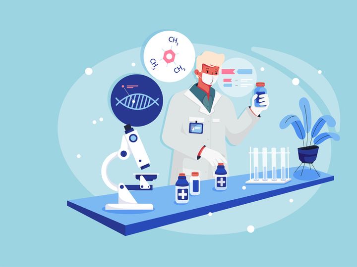 Pharmacy Drug Illustration