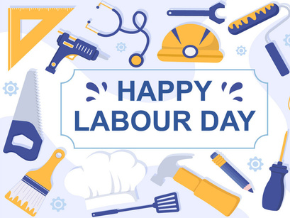17 Happy Labor Day Illustration