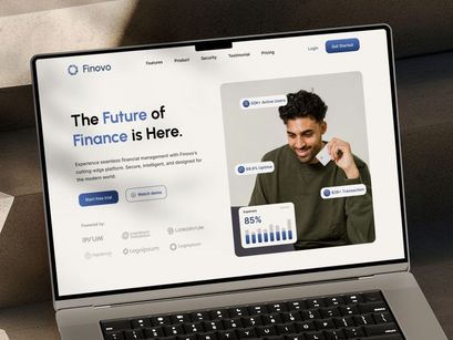 Finovo - Fintech Landing Page