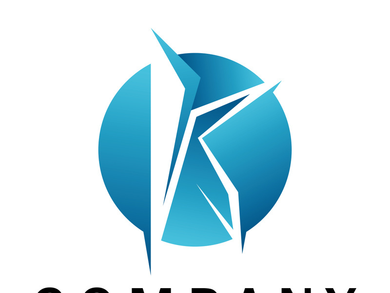 The letter K logo design is simple, elegant, modern, unique and luxurious. Logo for business cards, business, companies, fashion and brands, offices