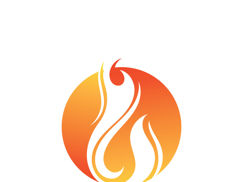 Fire flame vector illustration design