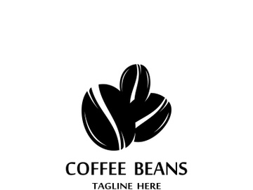 Premium coffee bean logo design. preview picture