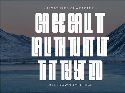 Meltdown - Condensed Sans Serif