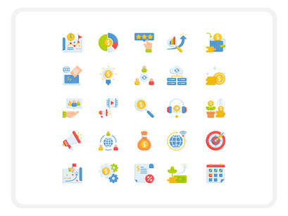 Marketing And Growth Icons Pack