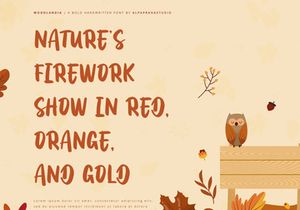 Woodlandia - Handwritten Font