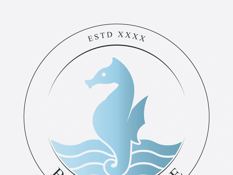 Sea horse logo