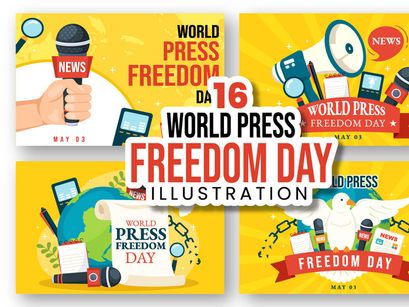 16 World Press Freedom Day Illustration