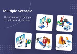 Online education illustration v1